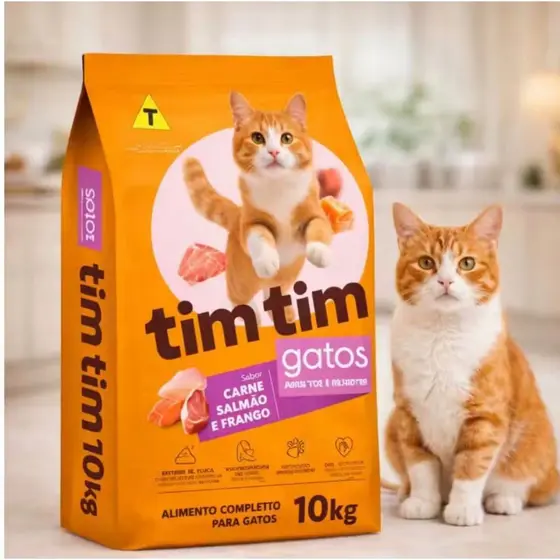 RAÇAO PARA GATOS TIMTIM CAT [BARATA!!!]