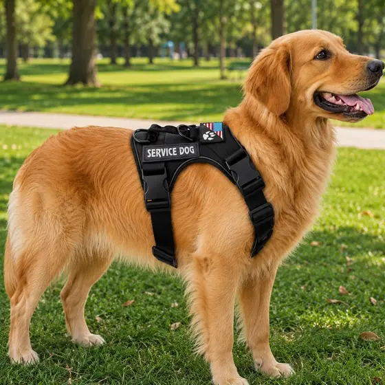 Peitoral Refletivo Coleira Regulável para Cachorro Medio e Grande Porte Seguro Confortavel