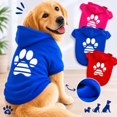 Roupa de Frio para Cachorro Moletom Peluciado Roupinha Pet Pequeno Medio Grande Femea Macho