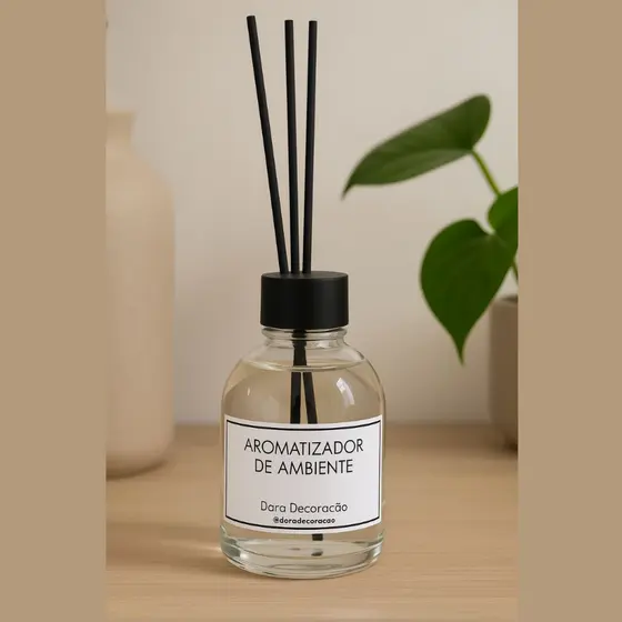 Aromatizador de Ambiente com Varetas | Frasco Plástico com Essência 250ml