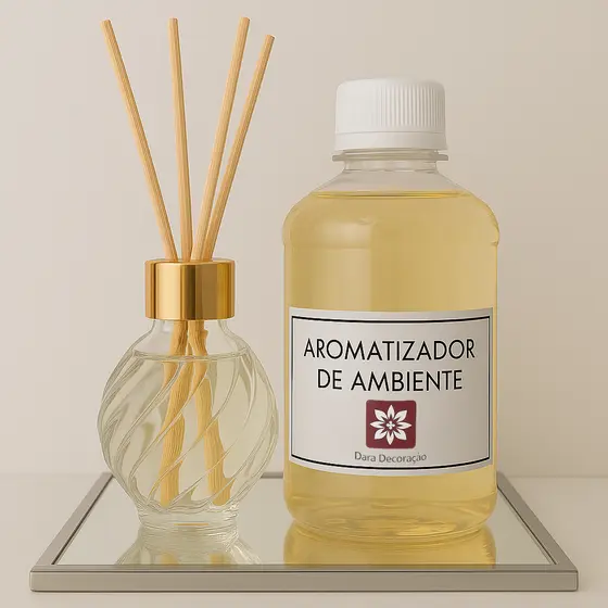 Refil Difusor Aromatizador de Ambiente Artesanal - Refil 500ml Odorizador Essência