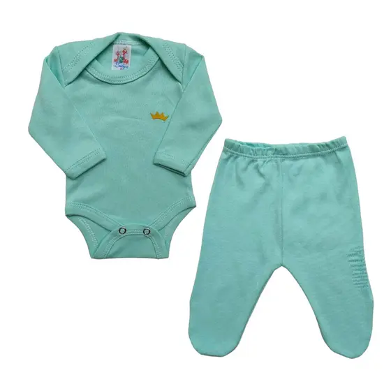 Conjunto 2 Peças Bebê Prematuro Body + Calça Algodão Roupa BeBe Reborn