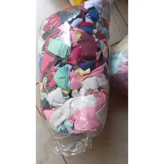 1KG / 5 GK / 10 KG/ 20 KG / DE RETALHO PICADO TECIDO ALGODÃO Retalhos para Tapete Almofada Artesanato Saco de Pancadas