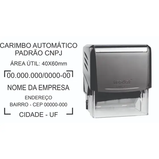 Carimbo Automático Personalizado Padrão Cnpj