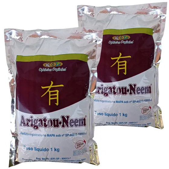 Torta Vegetal de Nim Torta de Neem Proteção Contra Pragas Fungos Insetos 2 Kg