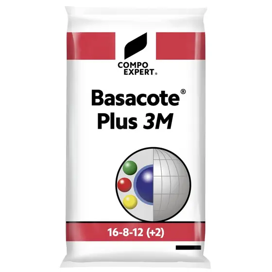 Adubo para cactos e suculentas de Liberação Lenta Basacote Plus 16-08-12(+2) 3 M 1 Kg
