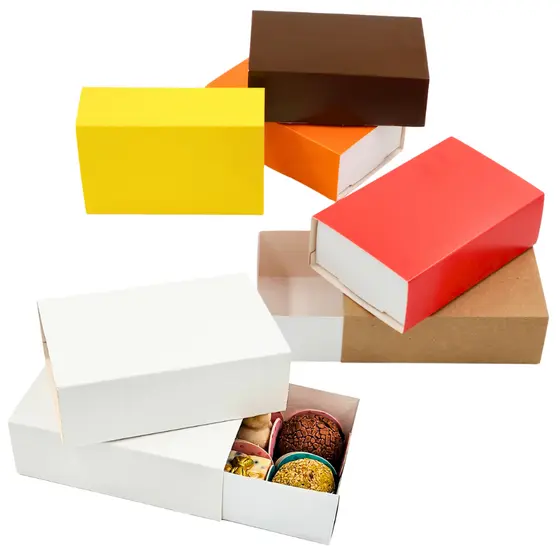 Caixa deslizante 12x8x4cm Color para lembrancinhas e presentes