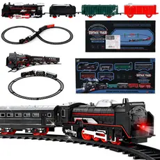 Trem Trenzinho Elétrico Locomotiva Farol Vagões Luz