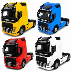 Miniatura Carreta Volvo Metal FH Globetrotter Rodas Fricção