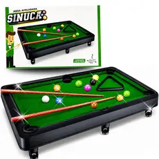 Mini Sinuca Jogos de Mesa Portatil Aveludado Divertido