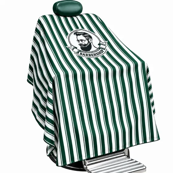 Capa De Corte Cabelo Adulto Fecho Americano Salão Barberia