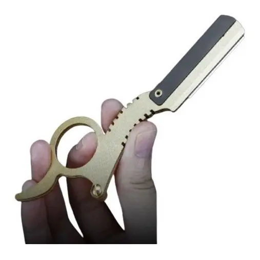 Navalhete Barbeiro Navalha Barba Navalhete com Dedeira Fixa