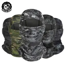 Musion Balaclava Malha Respirável Proteção UV Da Motocicleta Máscara Facial Completa Impressa