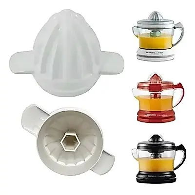 Cone / Castanha Para Espremedor Mondial Turbo Citrus E-01 / E-02 /E-23 Brancou ou Preto