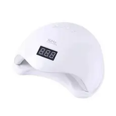 Cabine Led/uv Sun5 Digital 48w Bivolt Sun Unhas Gel Acrígel Manicure Fibra Temporizador Esquenta