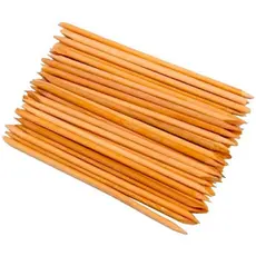 Pacote 100 Palito Laranjeira Manicure Espatula Unhas Limpa Esmalte Cuticula Pele
