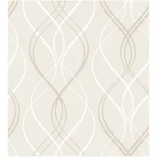 Papel De Parede Abstrato Bege Elegante Em Adesivo Vinílico, Quarto, Sala, Lavabo, Corredor