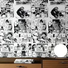 Papel de Parede Anime Mangá Autocolante Adesivo Boku no Hero Lavável