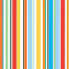 Papel de parede listrado com listras e traços coloridos Para Quartos e Sala