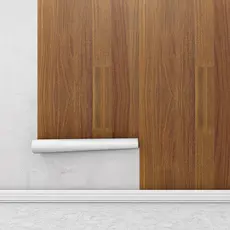 Papel de parede estilo madeira em tons de marrom e cinza Para Sala e Quarto