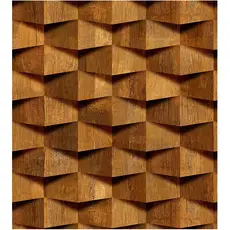 Papel de Parede Madeira Robusta Rústica 3d Para Quartos e Sala 2,00 mts