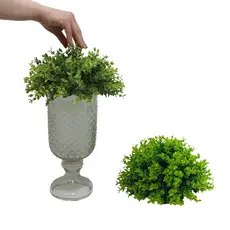 Buchinho Planta Artificial Bola Grama Casa Escritório Decoração Realismo Durabilidade Ambiente