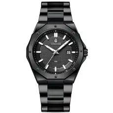 Relógio Masculino Vanglore Legacy Mostrador Octogonal 42mm Ponteiro Luminescente Calendário Data