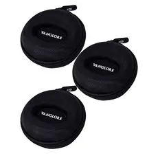 Kit 3 Cases Estojos Rígidos Compactos Porta Relógio Proteção Para Viagens Organizador