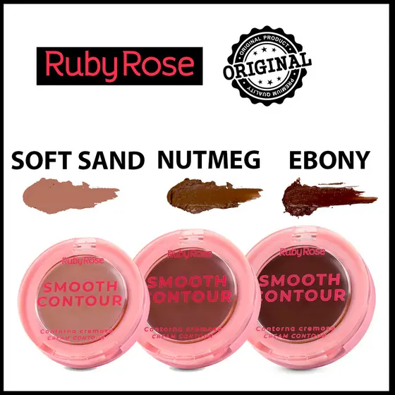 Contorno Cremoso Ruby Rose Smooth Contour HBM201