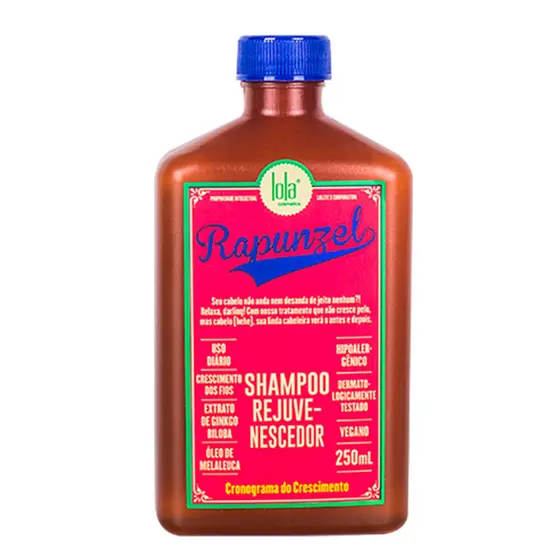 Shampoo Rejuvenescedor Rapunzel Lola Cosmetics 250ml