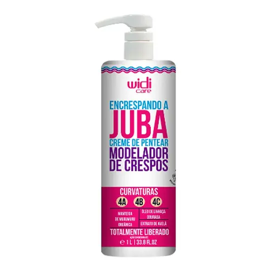 Creme de Pentear Modelador de Crespos Encrespando a Juba Widi Care 1L