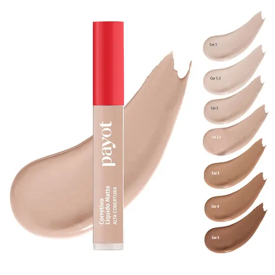 Corretivo Liquido Matte Payot Alta Cobertura
