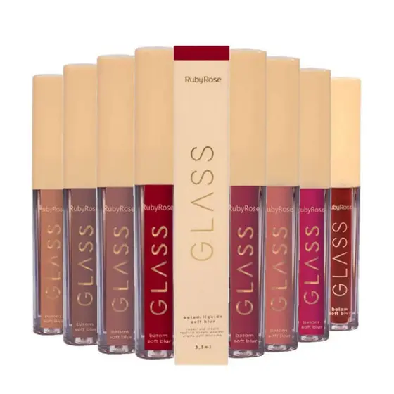 Batom Liquido Ruby Rose Soft Blur Glass HB579