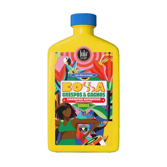 Shampoo Nutritivo Lola Cosmetics Bossa Crespos Cachos 500ml