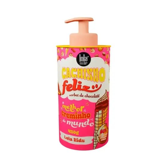 Creme Pentear Lola Cosmetics Cachinho Feliz Chocolate 450g