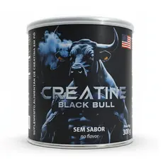 Creatina Black Bull Suplementos 300G 100% Pura PREMIUM
