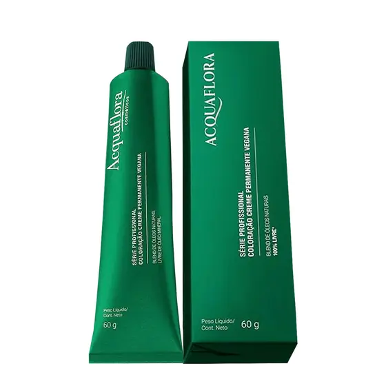Acquaflora Vegana 12.89 Super Clareador Pérola - Coloração Permanente 60g