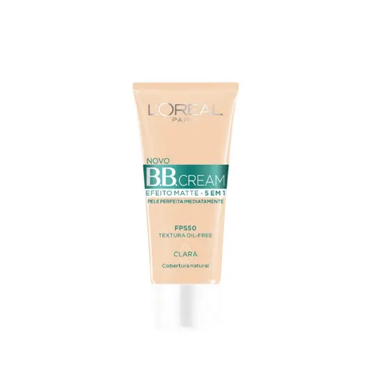 L'Oréal Paris 5 em 1 Efeito Matte FPS 50 Clara BB Cream 30g