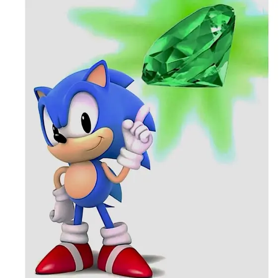 Esmeralda do Caos Sonic Verde