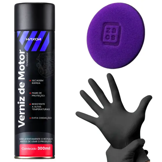 Novo Verniz Para Motor Aerossol Spray Maxor 300ml Tipo Vonixx