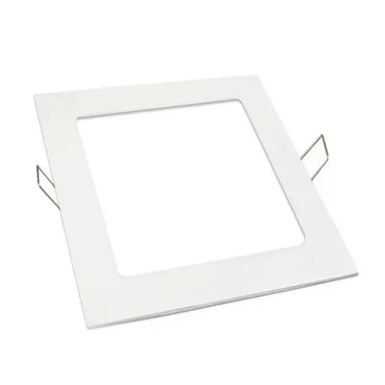 Painel Plafon Embutir Led Slim 20x20 18w Quadrado slim painel p/ teto gesso PVC