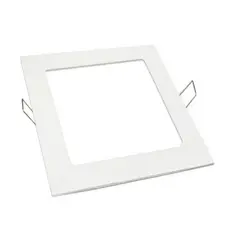 Painel Plafon Embutir Led Slim 20x20 18w Quadrado slim painel p/ teto gesso PVC