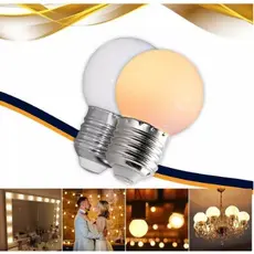 Lâmpada Bolinha Mini Bulbo Led 1w E27 Decoração E Iluminação
