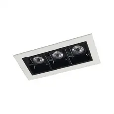 Spot Luminária Embutir Led 6w Alumínio Pontual 3 Pontos