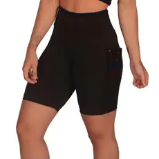 bermuda academia feminina treino com bolso na lateral