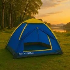 Barraca Camping Mor Iglu Life Até 4 Pessoas Acampamento