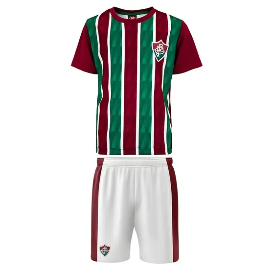 Uniforme Fluminense Infantil Conjunto Mini Craque Oficial Jr