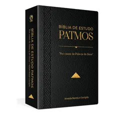 Bíblia de Estudo Patmos Grande Luxo - Preta - CPAD
