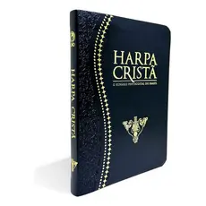Harpa Cristã Luxo Grande | Cor Preta | Cpad