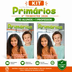 Kit Ebd Primarios - 10 Aluno + 1 Professor - 4o. Trim 2026